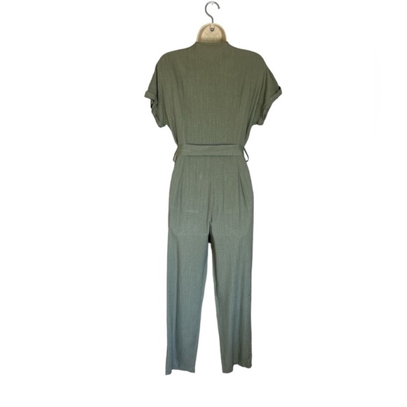 Bishop + Young sage green, short sleeve jump suit size M - Picture 2 of 8